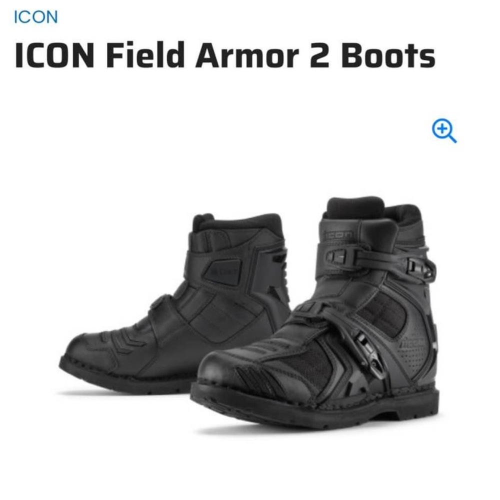 ICON Field Armor Motorcycle Boots